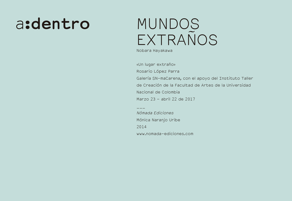 Nobara Hayakawa MUNDOS EXTRAÑOS